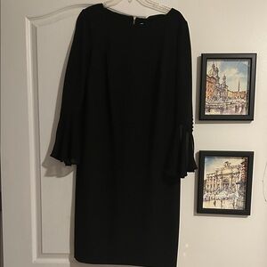 Calvin Klein Black Long Sleeve Dress